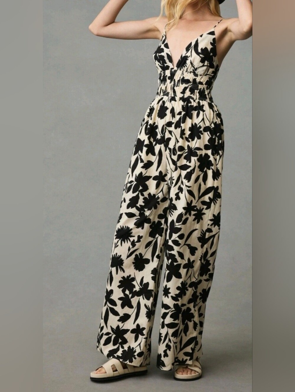 Anthropologie 100% Cotton Jumpsuit